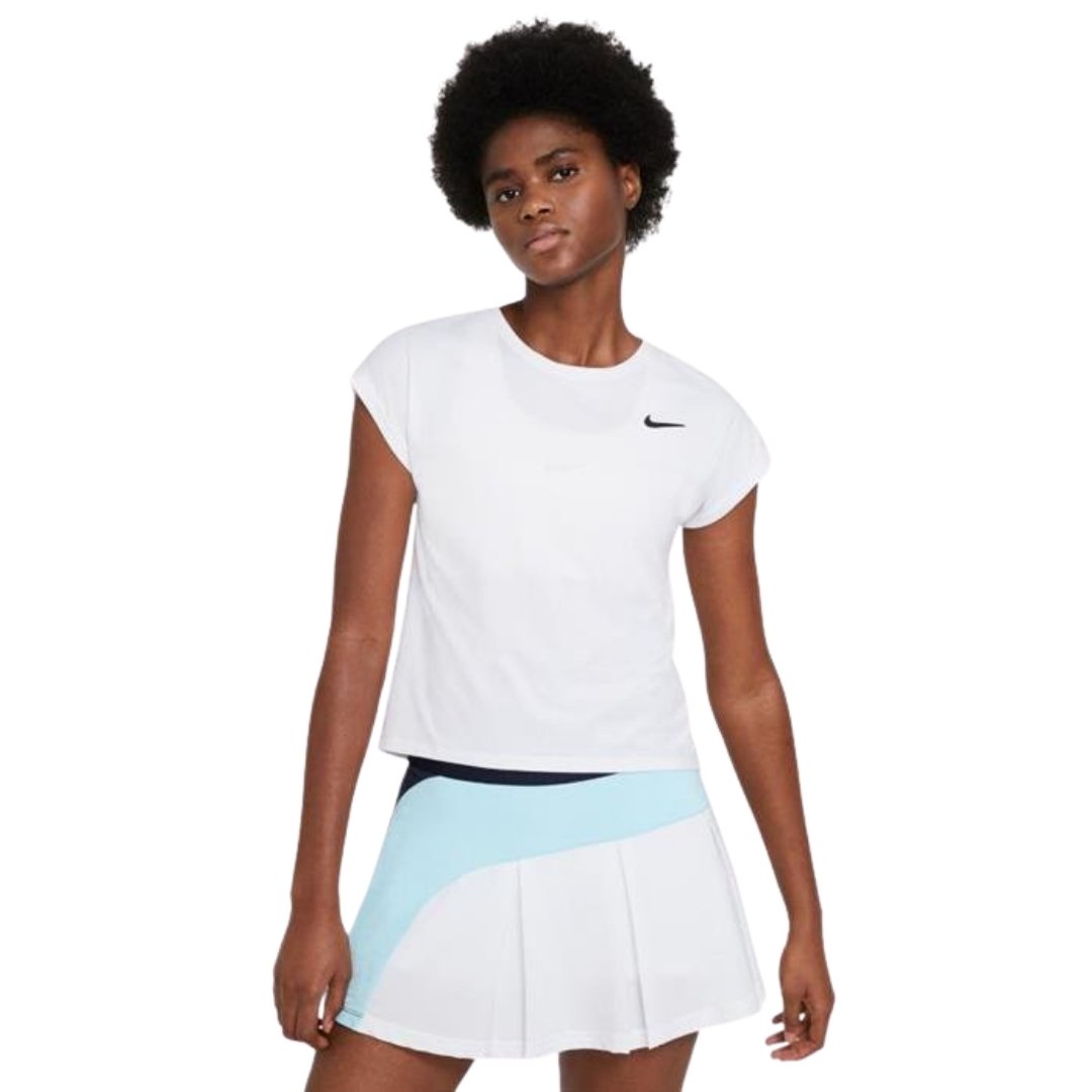 Nike Court Dri Fit Victory Dam T Shirt White / Black
